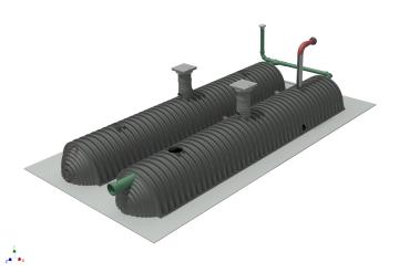 DRAINMAX System Löschwasserspeicher 20000 Liter