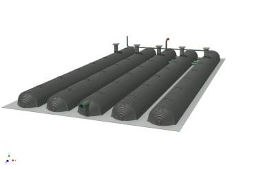 DRAINMAX System Löschwasserspeicher 80000 Liter