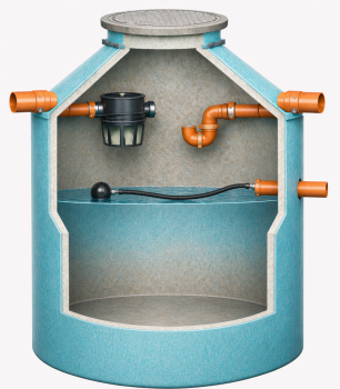 Betonzisterne Prato-Retention