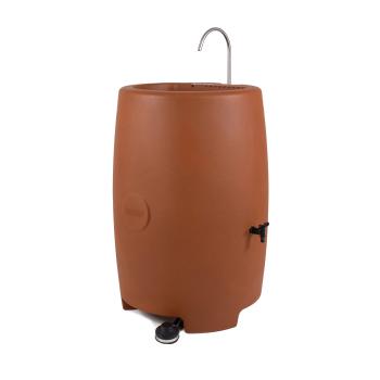 Raintab die Regentonne mit Waschbecken und Fußpumpe