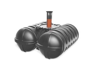 Preview: Roth Abwasser Sammelgrube Twinbloc 1500L inklusive Schacht DN200 und DIBT Zulassung