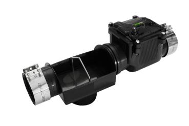 Alpha-Filter DN 100 mit Rückstauklappe (ohne Höhenversatz)