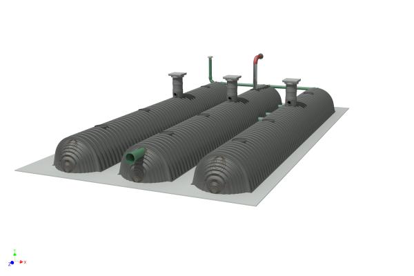 DRAINMAX System Löschwasserspeicher 30000 Liter