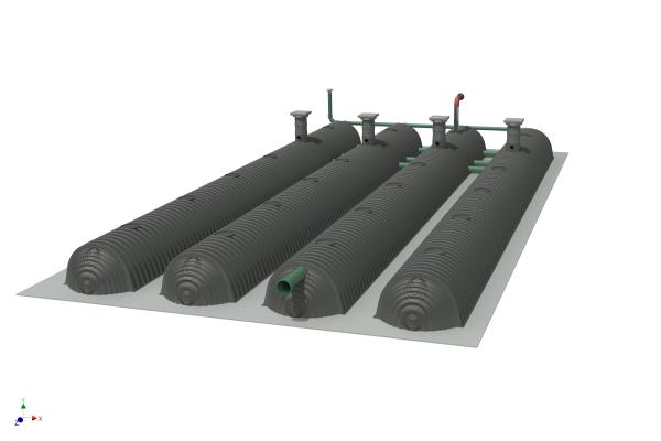 DRAINMAX System Löschwasserspeicher 60000 Liter