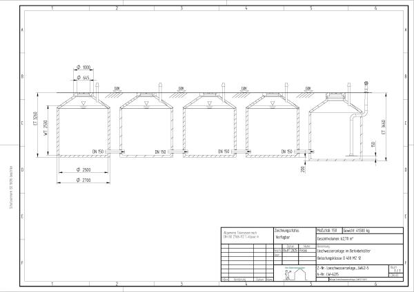 Löschwasseranlage 62000 Liter für PLZ 0-19 / 98-99