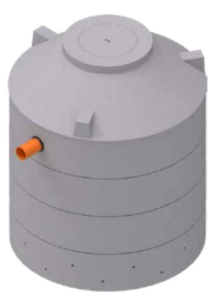 Beton Sickerschacht lieferbar in PLZ 0-19 / 98-99