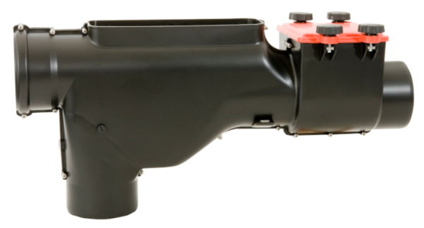 PURAIN Filter DN100 mit Skimmer und Rückstauklappe