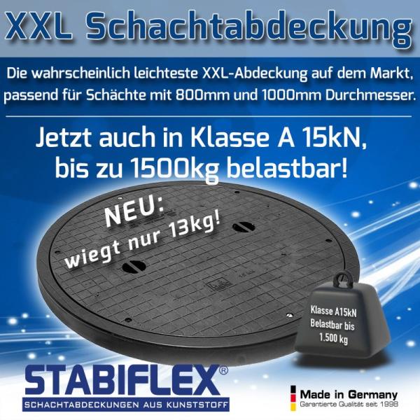 STABIFLEX Abdeckung BASIC XXL bis 1500 KG belastbar